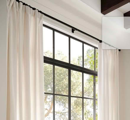 Photo of free Pottery Barn Black Curtain Rods (Moss Hill,Jamaica Plain) #1