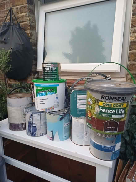 Photo of free Selection of paints (Wood Green N22) #1