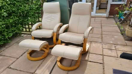 Photo of free Two chairs with foot rests (Areley Kings DY13) #1