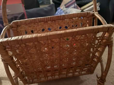 Photo of free Rattan Magazine Rack (Bedfont TW14) #1