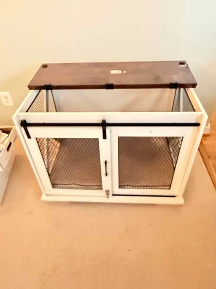 Photo of free Dog Crate Furniture (Bethesda (Off Mass Ave)) #2