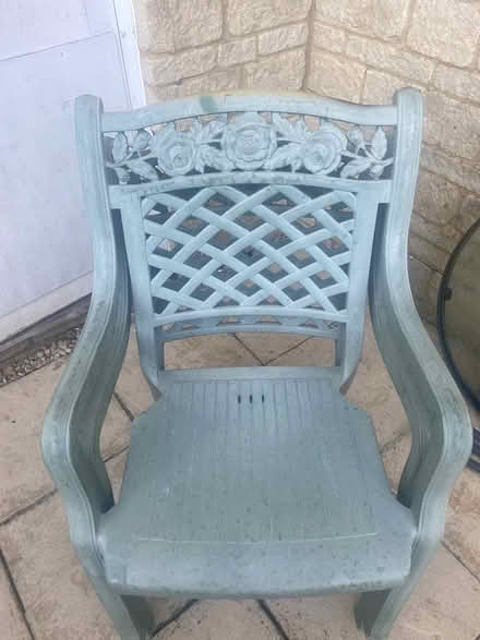 Photo of free 2 plastic chaires (Bath) #2