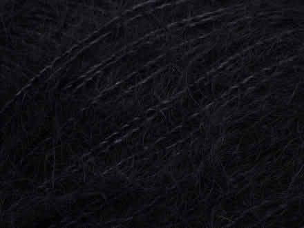 Photo of Black Sill Mohair Yarn (IP4) #2