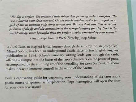 Photo of free Poet's Tarot book (Townhill Park/West End SO18) #2
