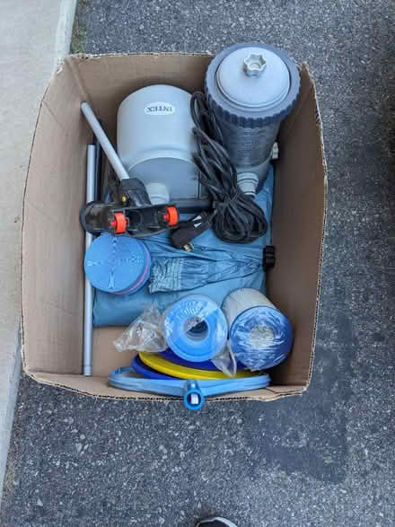 Photo of free Pool pump, filters, pool cover etc (South Milton) #1