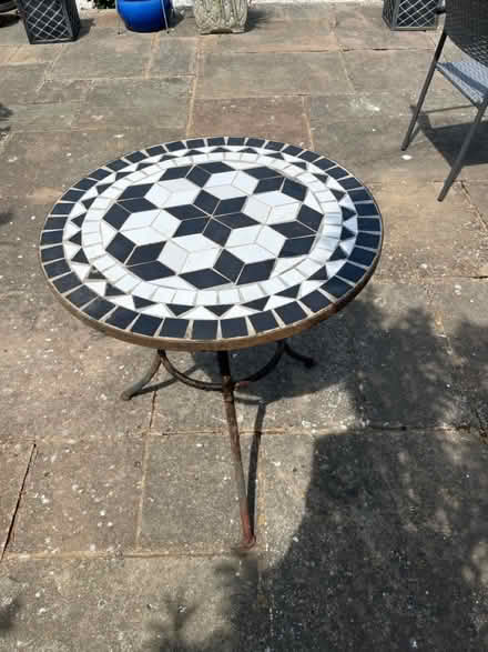 Photo of free Mosaic Metal Patio Garden Table (CT9 5) #1