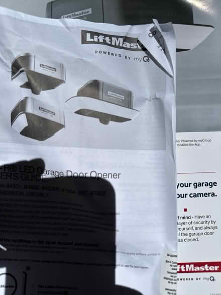 Photo of free Liftmaster parts (East Cobb: Lower Roswell / JFR) #2