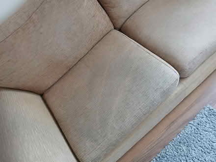 Photo of free 2 seater beige sofa (Loughborough) #2