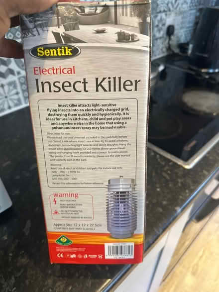 Photo of free Electric insect killer (Waverley Road. SE187TJ) #4