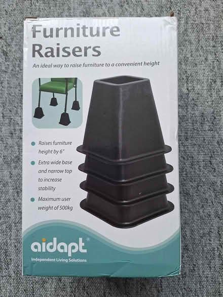 Photo of free Furniture raisers, never used (Chelmsford, CM1) #1