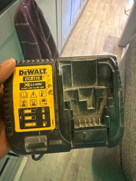 Photo of free Dewalt charger and Battery (Waverley Road. SE187TJ) #2
