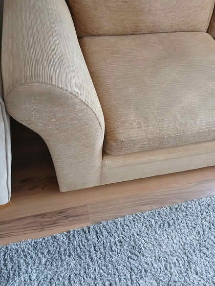 Photo of free 2 seater beige sofa (Loughborough) #3