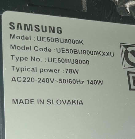 Photo of free Unmarked Faulty Samsung 50" TV (Godstone RH9) #1