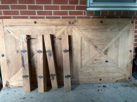 Photo of free Pier1 wooden table (Tuckahoe pool) #2
