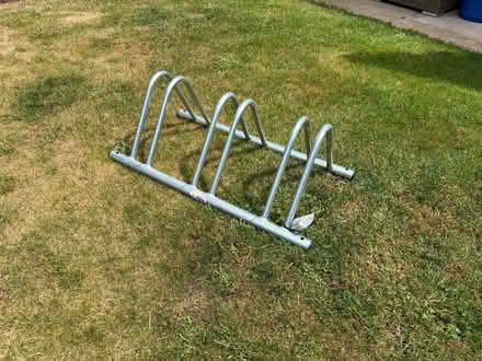 Photo of free Metal bike stand for three bikes (Nuffield RG9) #1