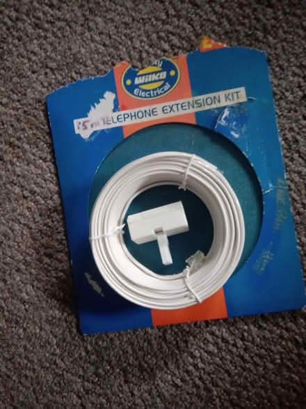Photo of free 15m telephone extension cable (Belper) #1