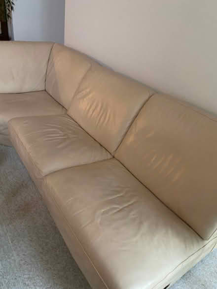 Photo of free 6 Seater leather settee (Paignton TQ4) #2