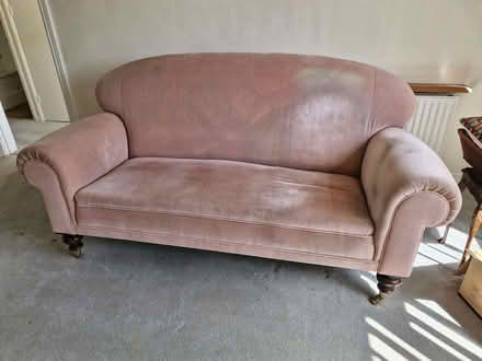 Photo of free Well made pink sofa (Great Baddow CM2) #1