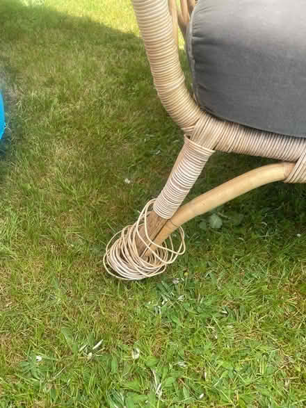 Photo of free IKEA Stockholm rattan armchair (Oxhey Hall WD19) #3