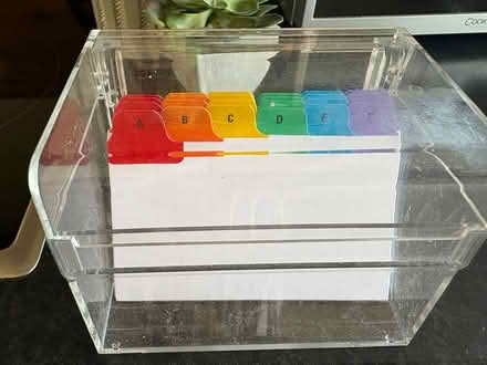 Photo of free Index card box (CM1 Broomfield) #1