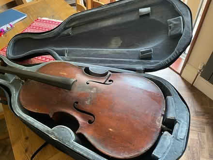 Photo of free Cello and case (Crosspool S10) #2