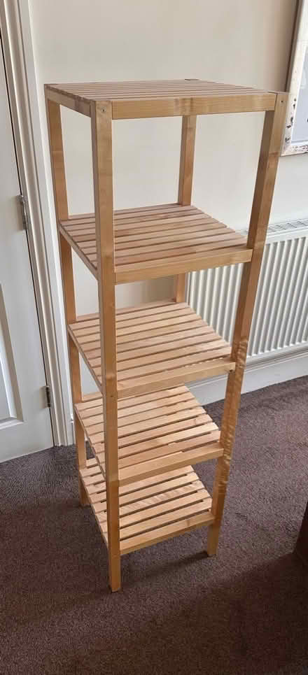 Photo of free Small wooden shelving unit (Marple Bridge SK6) #1