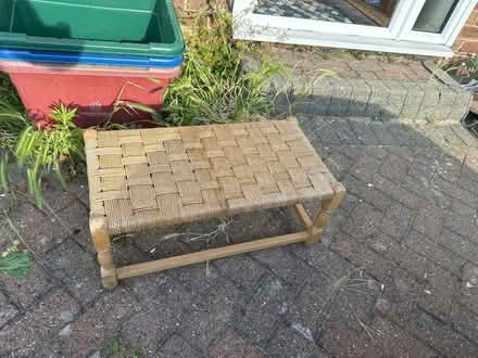Photo of free Long foot rest / stool / seat (Bedfont TW14) #1
