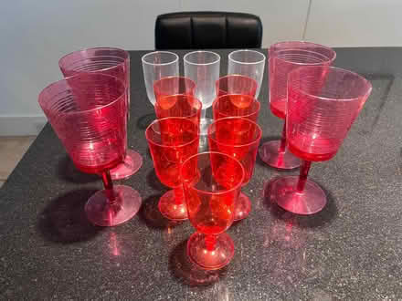 Photo of free Selection of Plastic Wine Glasses (Great Missenden, HP16) #1
