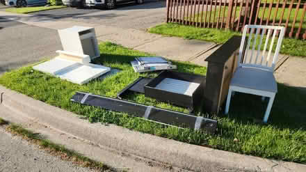 Photo of free Curb Alert - bed frame & desk/chair (4313 Lee Drive) #1
