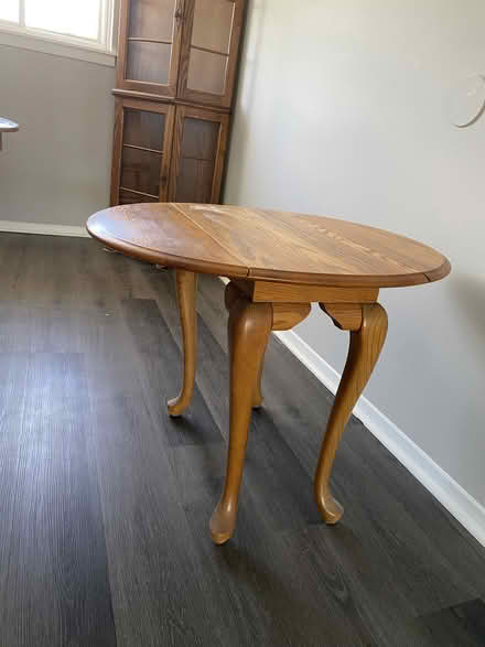 Photo of free Oak Side Drop Leaf Table (Near Parkville High School) #2