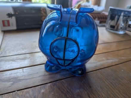 Photo of free Blue Piggy Bank (SW19) #2