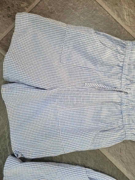 Photo of free 2 x School gingham playsuit ages 10-11 (Shenley Fields B29) #3