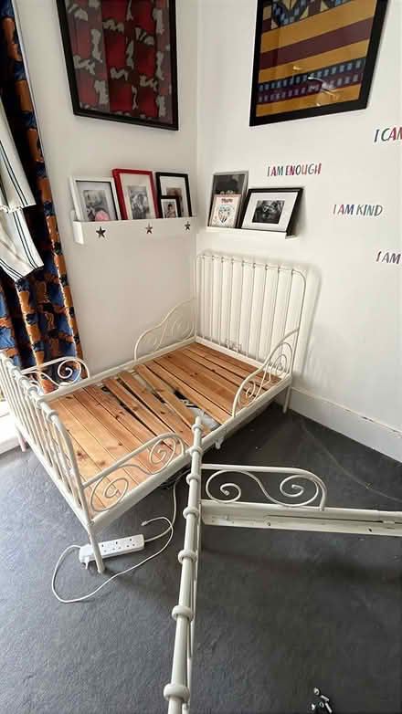 Photo of free Ikea metal kids bed frame (W6) #1