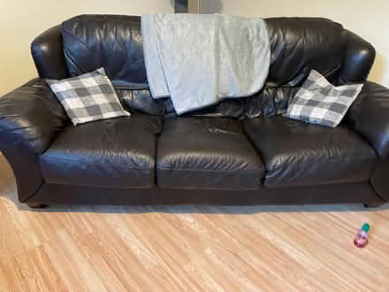 Photo of free 1 and 3 seater couch (Millgate OL12) #2
