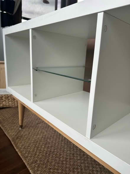 Photo of free IKEA Kallax with Vintage Table Legs (Ballard) #2
