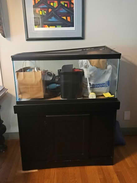 Photo of free Fish tanks and cabinets (Upper Arlington) #2