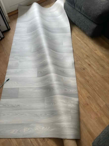 Photo of free Grey Vinyl Flooring Offcut (By Hackney Downs station E5) #1
