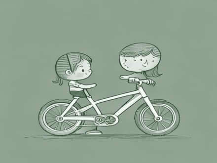 Photo of Kid's bike girls 7 years twins (Tooting SW17) #1