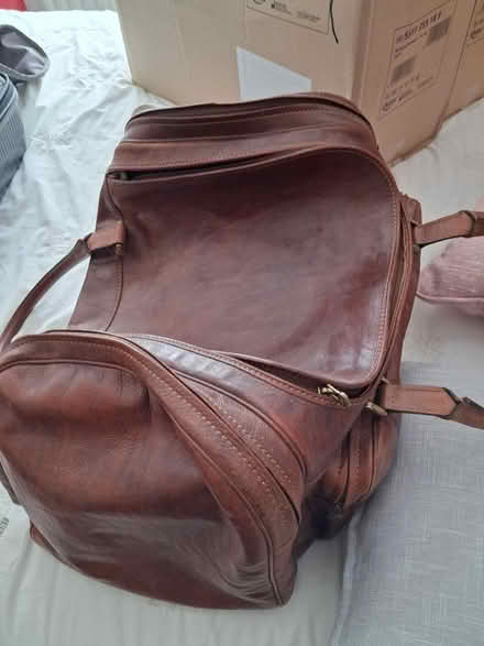 Photo of free Leather travel bag (Ballyroan Rathfarnham) #1