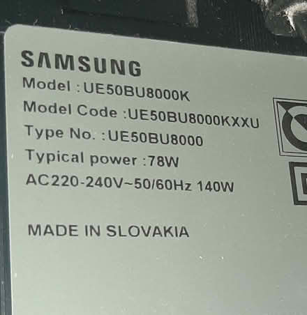 Photo of free Unmarked Faulty Samsung 50" TV (Godstone RH9) #2