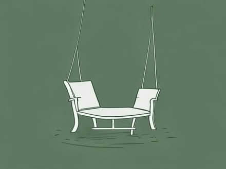 Photo of Swinging garden seat (Penmaen Rhos LL29) #1