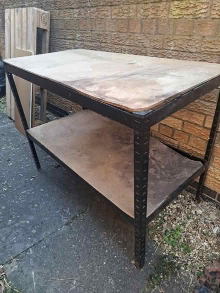 Photo of free Shed workbench (Rushden town centre NN10) #1