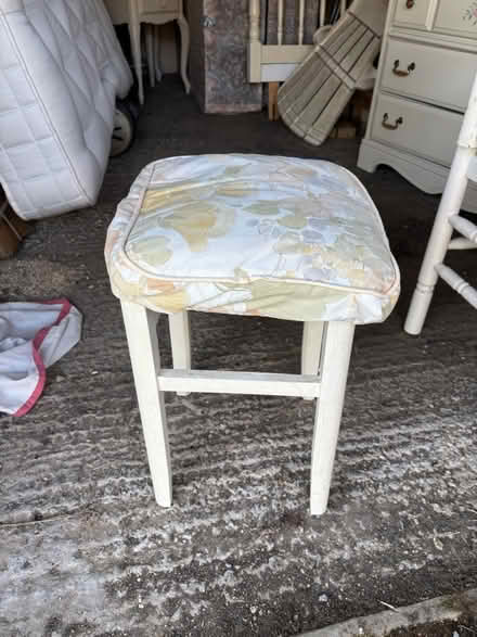 Photo of free Small Makeshift Padded Stool (Bs15 4ub) #1