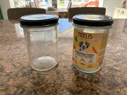 Photo of free Glass jars with lids (Weybridge KT13) #1