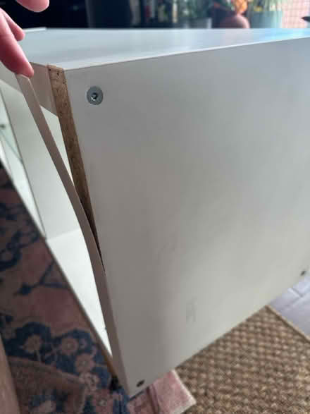 Photo of free IKEA Kallax with Vintage Table Legs (Ballard) #4