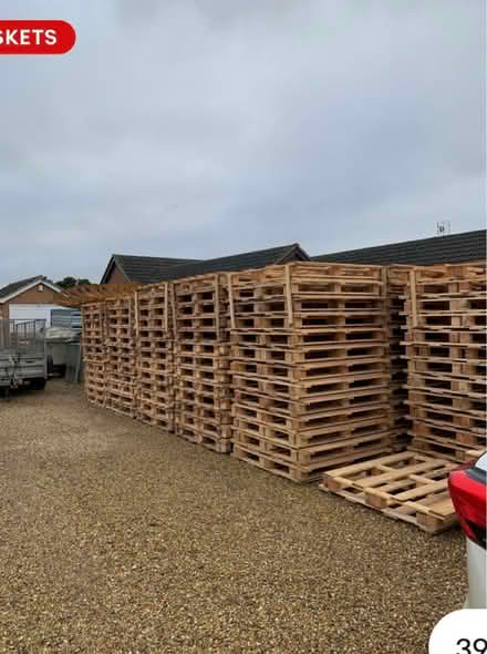Photo of Pallets and guttering for playgroup (OL6, Ashton under Lyne) #1
