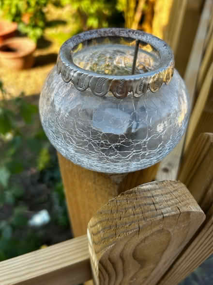Photo of free Three glass nightlight holders (Wick. BH6) #2