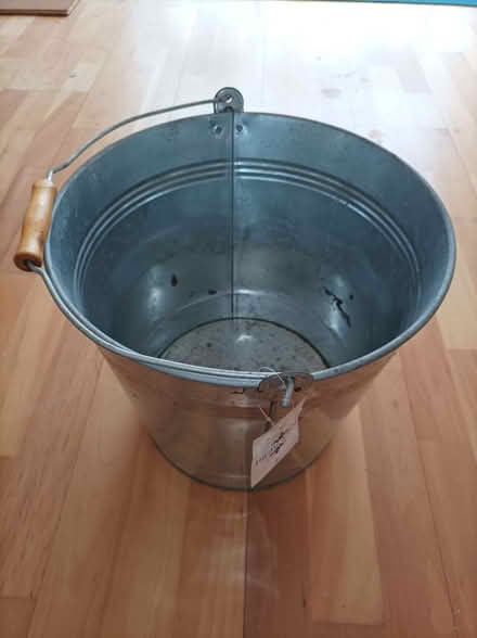Photo of free Bucket - Galvanised steel - new/unused (Spring Grove TW7) #2