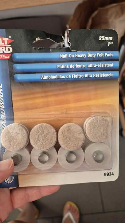 Photo of free Nail on heavy duty felt pads (Downham BR1) #1