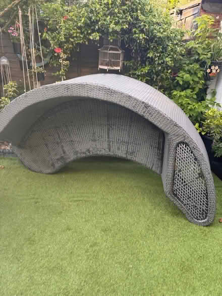 Photo of free semi circle rattan garden sofa (Manor park E12) #4